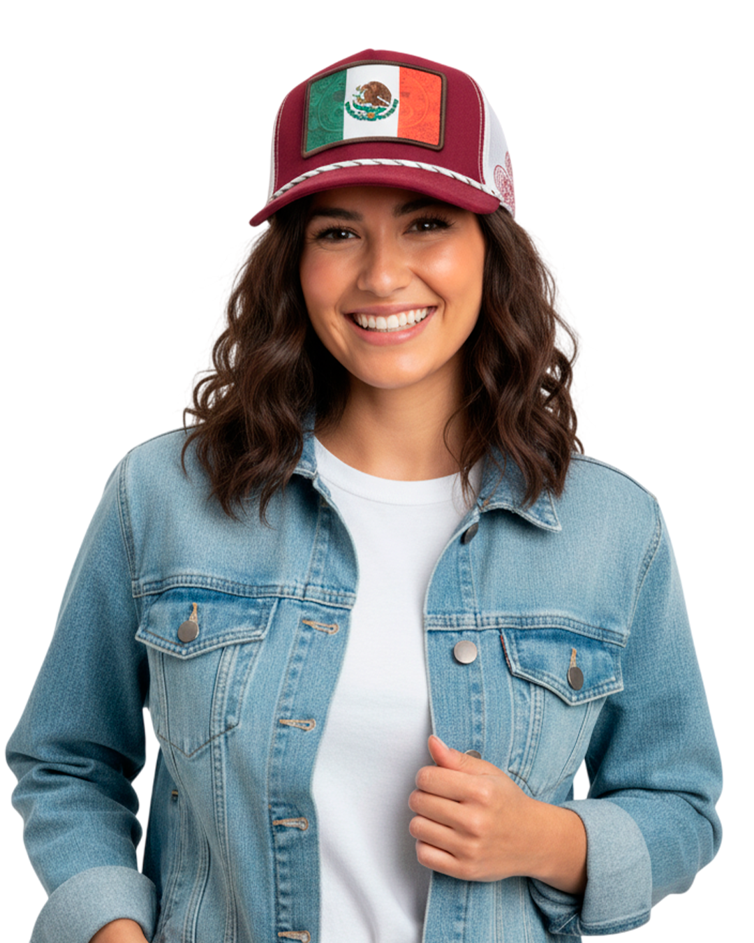 Gorra Vinotinto México con Parche Bordado – Estilo Casual y Auténtico