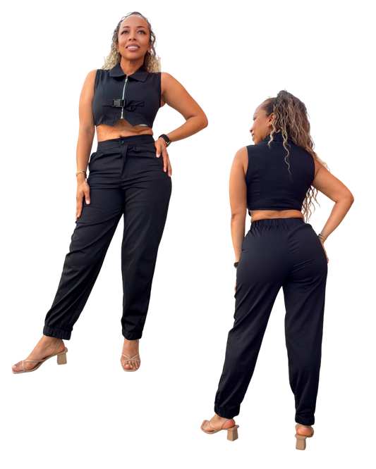 Set Jogger & Chaleco: Estilo Urbano y Confort