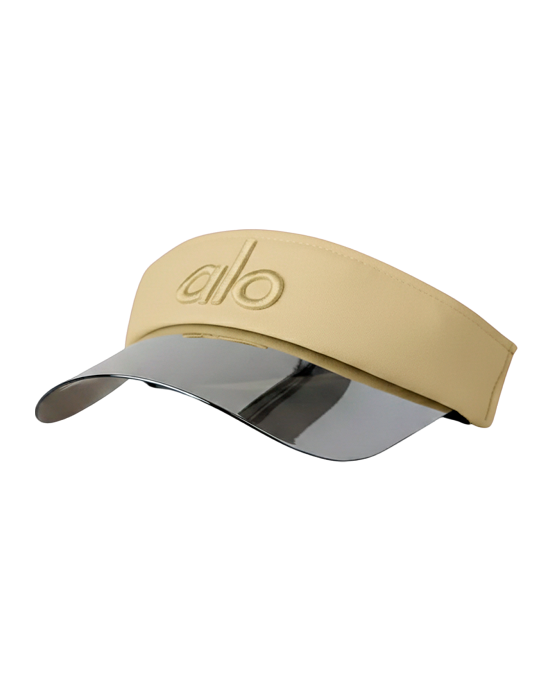Visera Deportiva con Acabado Brillante y Logotipo en Relieve