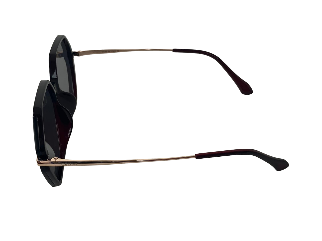 Sunglasses black and gold