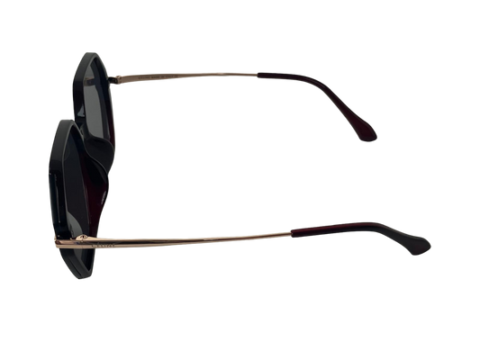 Sunglasses black and gold