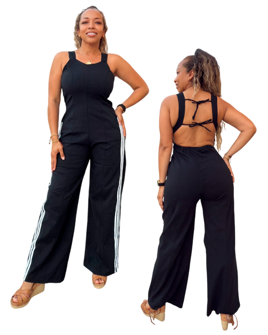 Jumper Palazo con Espalda Abierta: Estilo que Resalta