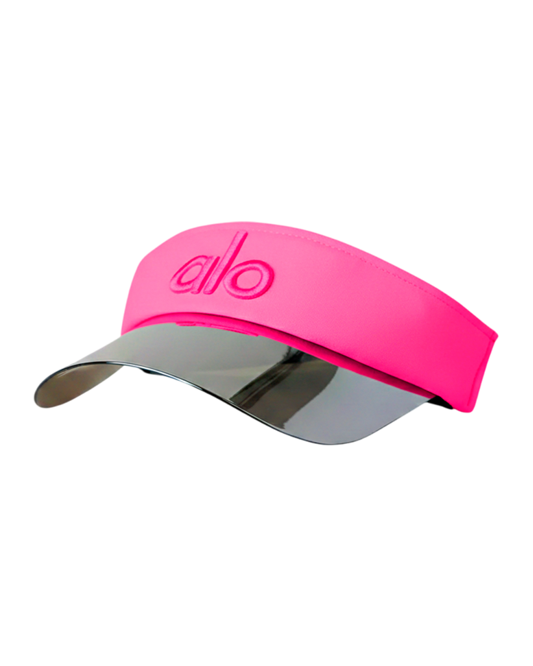 Visera Deportiva con Acabado Brillante y Logotipo en Relieve