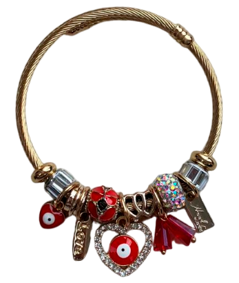 Bracelet - with heart eye designs and words