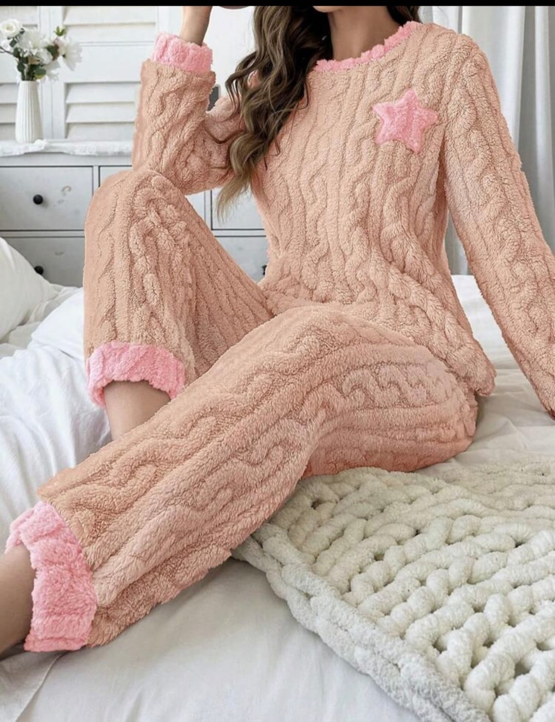 Comfy Cotton Pajama Set with Star Design