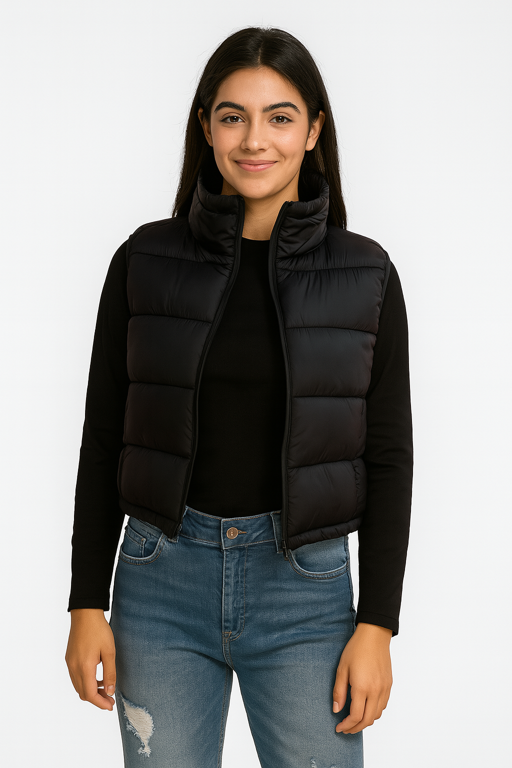 Comfort Fit High-Neck Vest