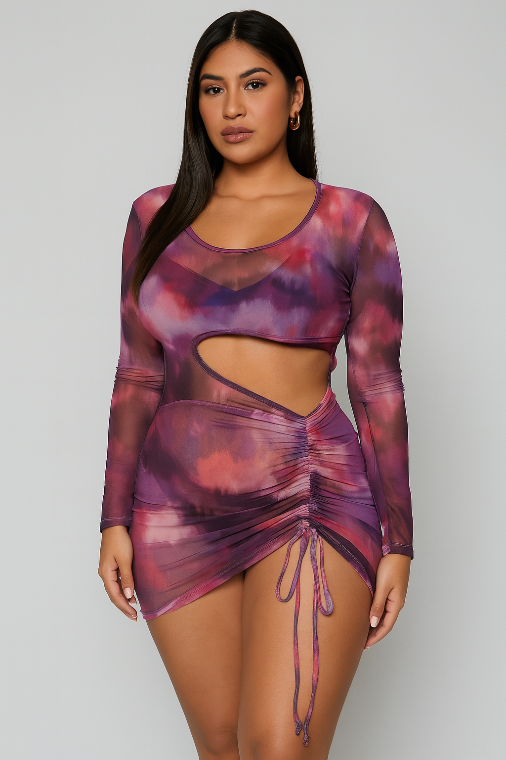 Three-piece swimsuit, multi-colored 2 colors available