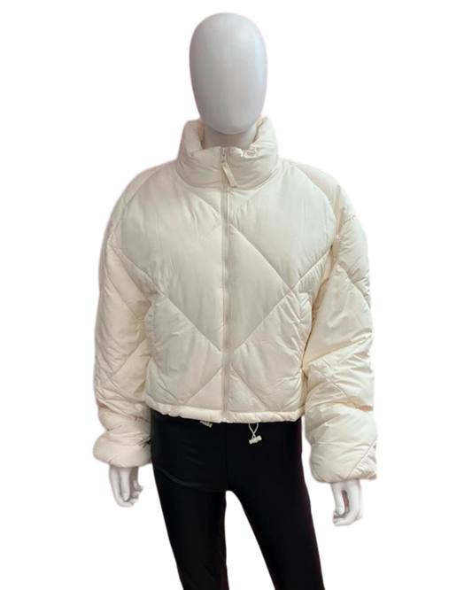 High-Neck Zip-Up Jacket