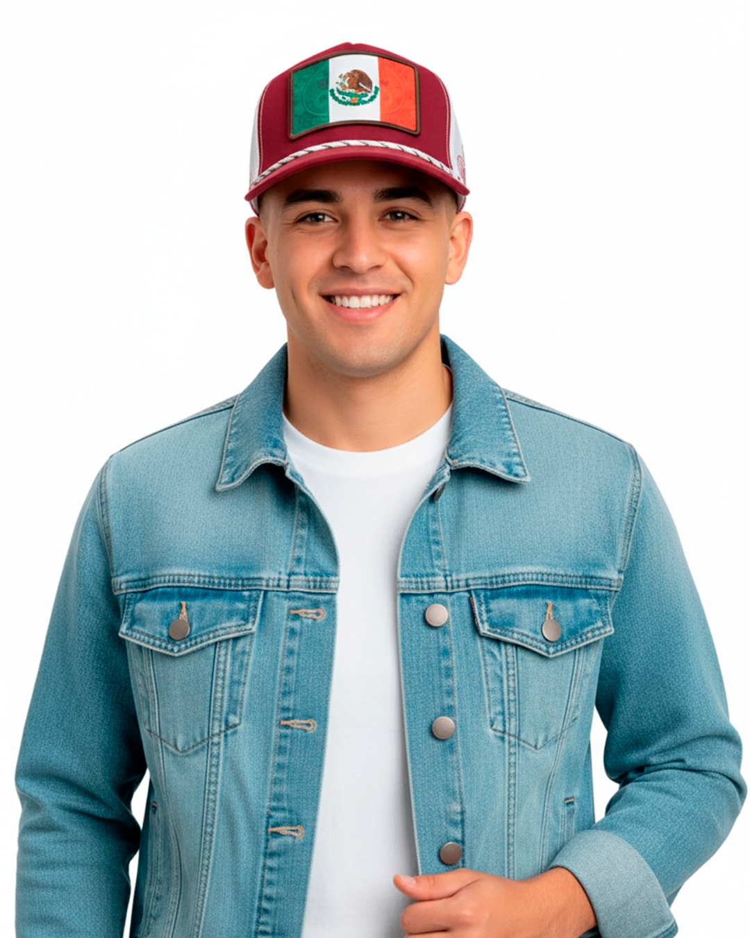 Gorra Vinotinto México con Parche Bordado – Estilo Casual y Auténtico