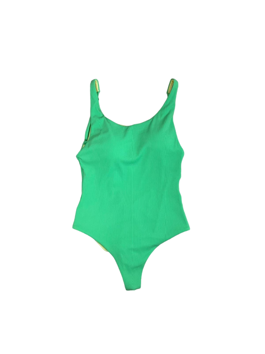 Mint Green Open Back One Piece Swimsuit