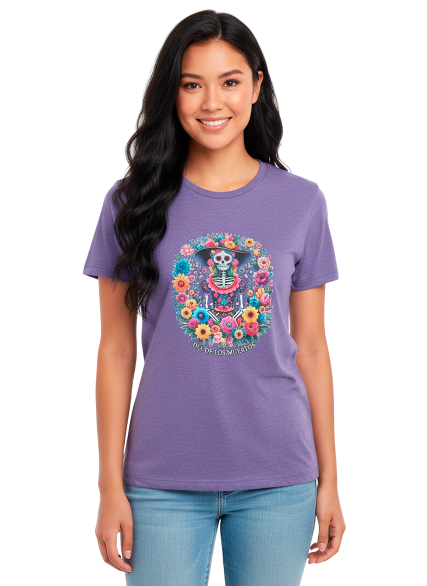 Camiseta Catrina Floral