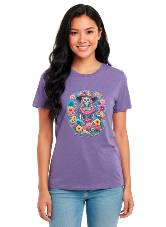 Camiseta Catrina Floral